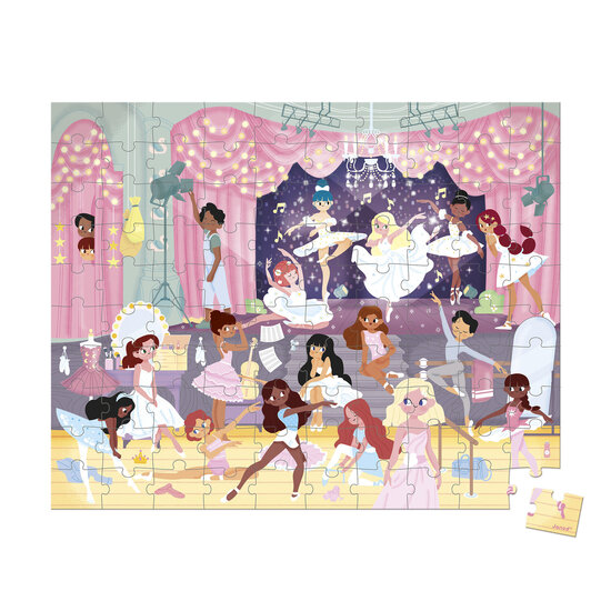 Janod Janod | The Dancers Jigsaw Puzzle, 100 Pieces