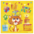 Janod Janod | Cat Birthday Puzzle Card
