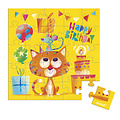 Janod Janod | Carte puzzle d'anniversaire Chat