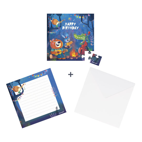 Janod Janod | Forest Birthday Puzzle Card