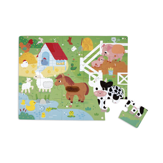 Janod Janod | Touchscreen Farm Animals Puzzle