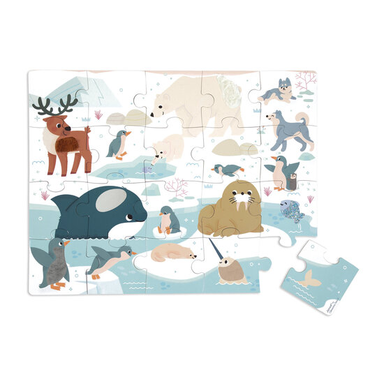Janod Janod | Puzzle tactile Polaire Pologne