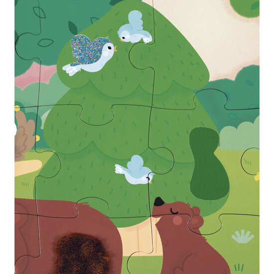 Janod Janod | Puzzle tactile « La forêt »