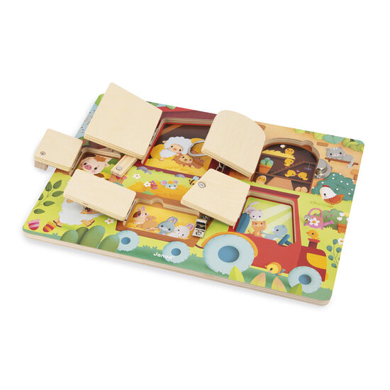 Janod Janod | Farm - Enamelled plate