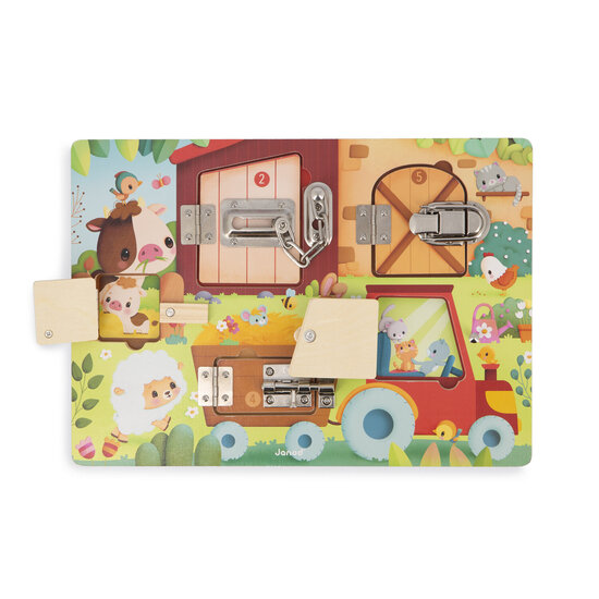 Janod Janod | Farm - Enamelled plate