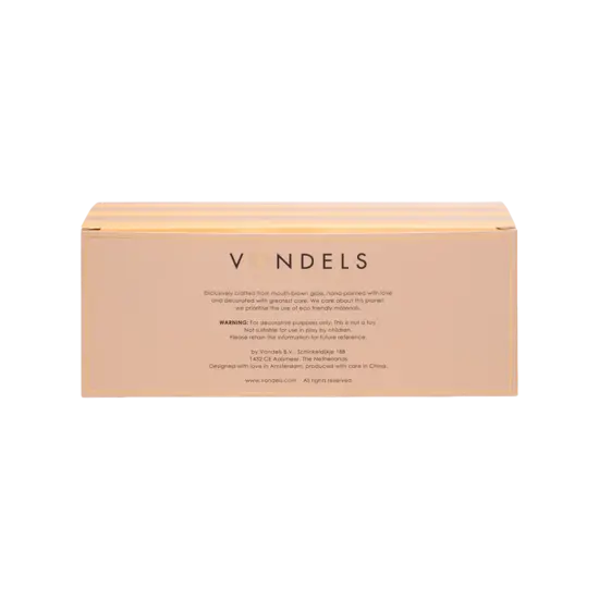 Vondels Vondels | Hangfiguur Pearl Eggs Glas H6cm 5-pack