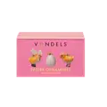 Vondels Vondels | Hangfiguur Fashion Chicks Easter Glas H6cm 3-pack