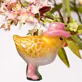 Vondels Vondels | Hängefigur „Fashion Chicks“ Ostern Glas H6 cm 3er-Pack