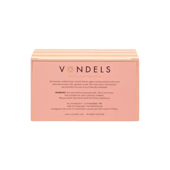 Vondels Vondels | Hangfiguur Chicks Easter Glas H6cm 3-pack