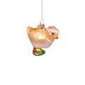 Vondels Vondels | Figurines à suspendre « Chicks Easter » en verre, H 6 cm, lot de 3