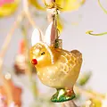 Vondels Vondels | Hängende Figuren „Chicks Easter“ aus Glas, H 6 cm, 3er-Pack