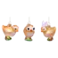 Vondels Vondels | Hangfiguur Chicks Easter Glas H6cm 3-pack