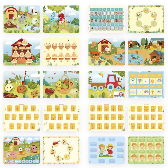 Janod Janod | Farm Busy Book Activity Book