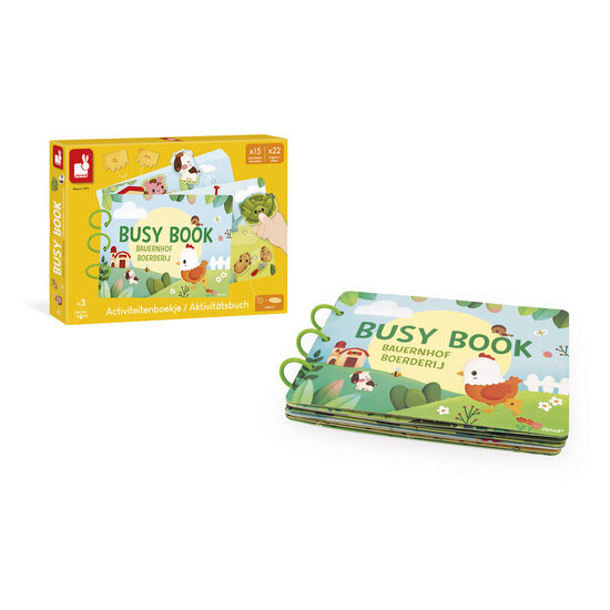 Janod Janod | Busy Book Boederij Activiteitenboekje