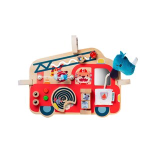 Lilliputiens | Feuerwehrauto mit Spieltafel