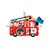 Lilliputiens Lilliputiens | Camion de pompiers avec panneau d'activités
