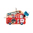 Lilliputiens Lilliputiens | Camion de pompiers avec panneau d'activités