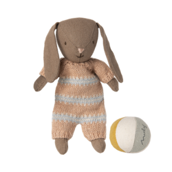 Maileg | Bunny Set Micro Brown Dusty Rose