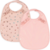 Konges Slojd Konges Slojd | 2 Pack Dinner Bib With Frill Cherry Sparkle