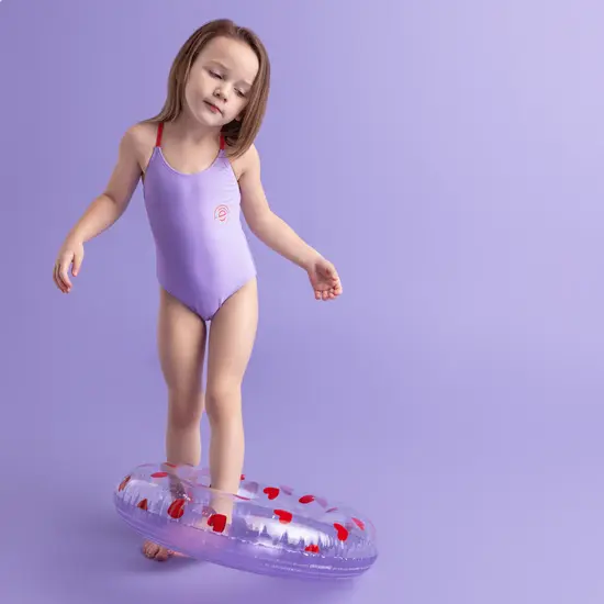 Swim Essentials Swim Essentials | Zwemband Sweet Hearts Paars Ø55cm