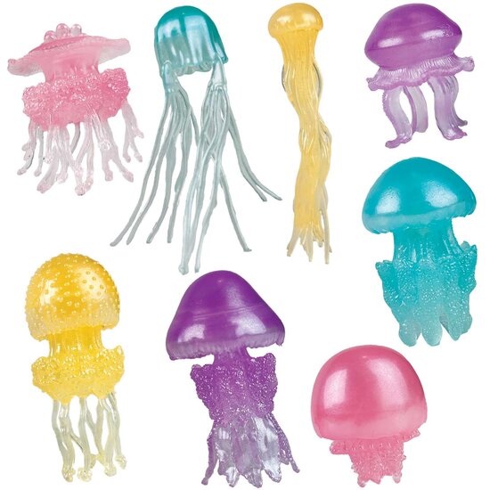 Safari Ltd Safari Ltd. | Glow-in-the-dark jellyfish toy figures