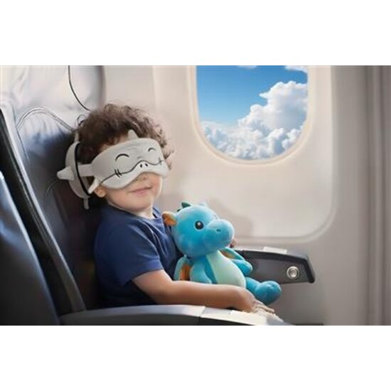 Zoonap Zoonap | Neck Pillow with Sleep Mask Billy Brown Zoonap Shaky Shark