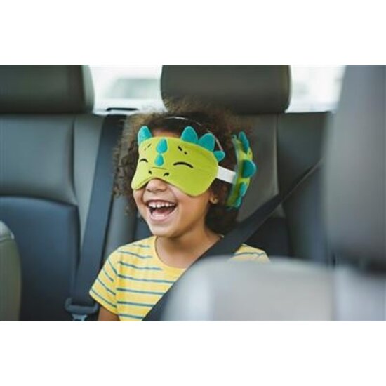 Zoonap Zoonap | Nekkussen Met Slaapmasker Billy Brown Zoonap Dizzy Dino