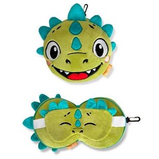 Zoonap | Neck Pillow with Sleep Mask Billy Brown Zoonap Dizzy Dino