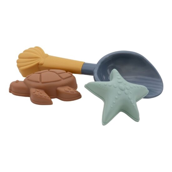 Little Dutch Little Dutch | Jouets de plage Ocean World - Set de plage 3 pièces