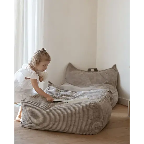 Kid's Concept Kid's Concept | Kid's Base Sitzhocker Grau/Braun