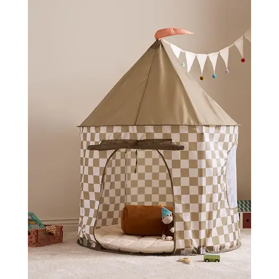 Kid's Concept Kid's Concept | Tent Check Khaki