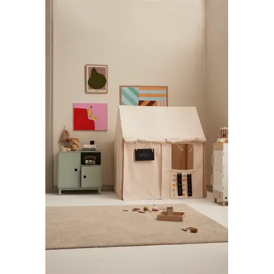 Kid's Concept Kid's Concept | Tente-maison de jeu Kid's Base, blanc cassé