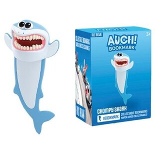 Auch! Bookmarks | Billy Brown - Marque-page « Animaux marins » - Chompy Shark