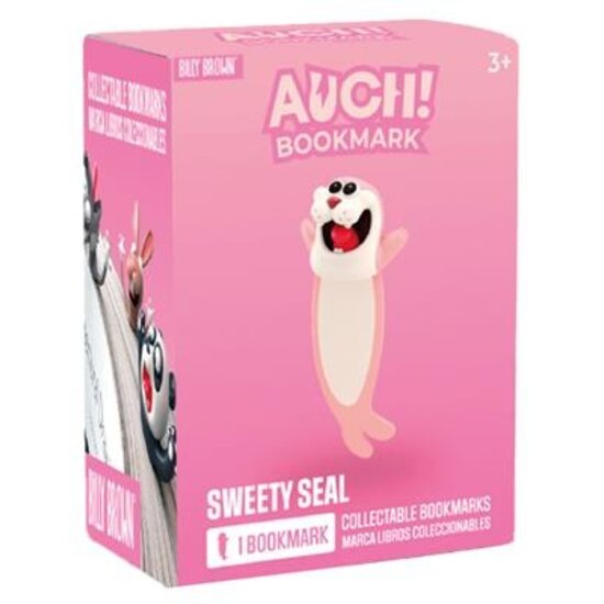 Auch! Bookmarks Auch! Bookmarks | Billy Brown - Marque-page « Animaux marins » Sweety Seal