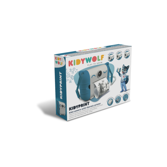 Kidywolf Kidywolf | Imprimante thermique pour appareil photo Kidyprint - Bleu