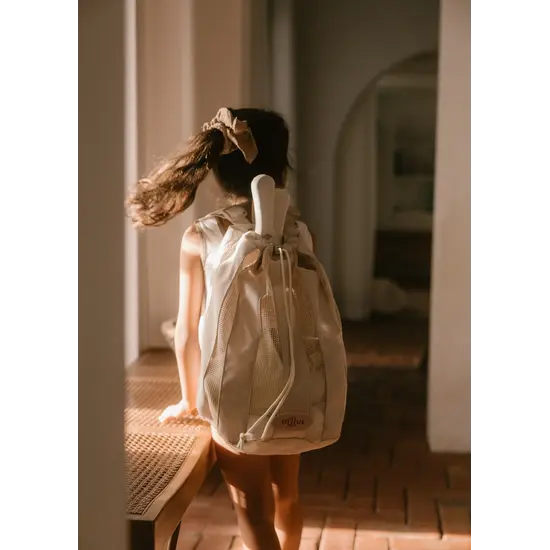 Mrs Ertha Mrs Ertha | New Beach Net Backpack Vanilla