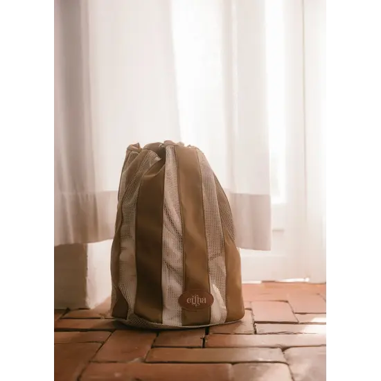 Mrs Ertha Mrs Ertha | Neuer Strand-Netzrucksack Amber