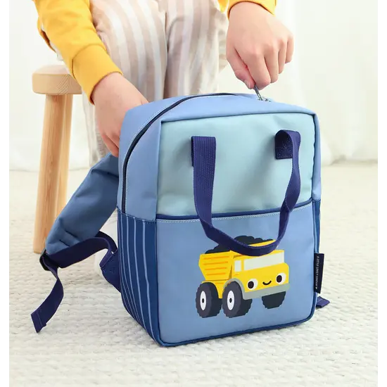 A Little Lovely Company A Little Lovely Company | Little Square Backpack Dump Truck