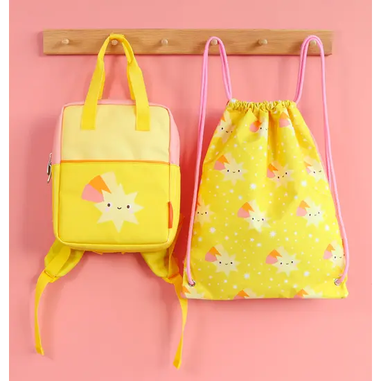 A Little Lovely Company A Little Lovely Company | Little Square Backpack Shooting Star
