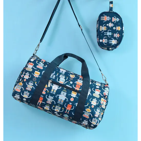A Little Lovely Company A Little Lovely Company | Robots Toiletry Bag