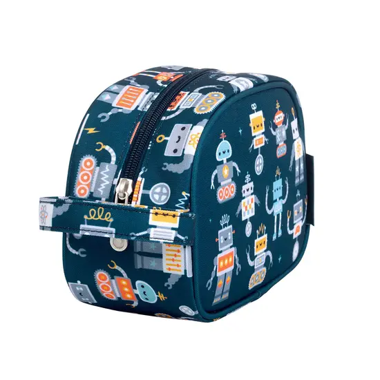 A Little Lovely Company A Little Lovely Company | Robots Toiletry Bag