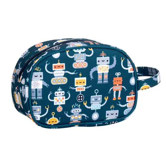 A Little Lovely Company A Little Lovely Company | Robots Toiletry Bag