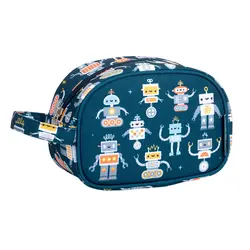 A Little Lovely Company | Robots Toiletry Bag