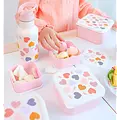A Little Lovely Company A Little Lovely Company | Bouteille en acier inoxydable « Cœurs »