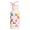 A Little Lovely Company A Little Lovely Company | Bouteille en acier inoxydable « Cœurs »