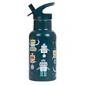 A Little Lovely Company A Little Lovely Company | Edelstahl-Trinkflasche „Robots“