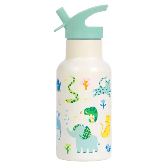A Little Lovely Company A Little Lovely Company | Stainless Steel Jungle Water Bottle