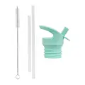 A Little Lovely Company A Little Lovely Company | Ensemble bouchon, paille et brosse Jungle