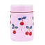 A Little Lovely Company A Little Lovely Company | Récipient alimentaire isotherme en acier inoxydable, motif cerises