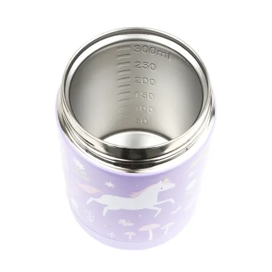 A Little Lovely Company A Little Lovely Company | Récipient alimentaire isotherme en acier inoxydable Unicorn Dreams